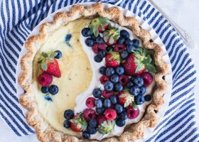 طريقة عمل فطائر الكاسترد والتوت