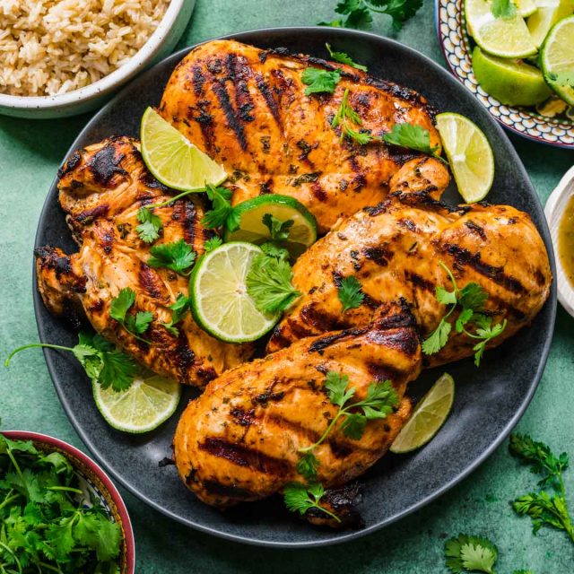 طريقة عمل دجاج بالصوص الأخضر