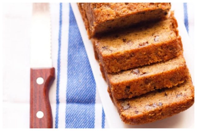 طريقة عمل كيك الموز بالشوفان بدون بيض