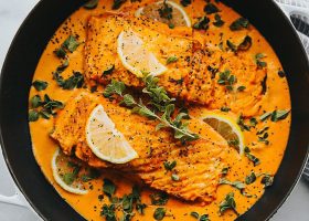 طريقة عمل سالمون تكا مسالا