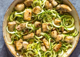 طريقة عمل نودلز كوسا بالدجاج صحي