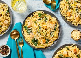 طريقة عمل باستا الليمون والهليون