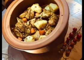 طريقة عمل فخارة الدجاج بالخضار للرجيم