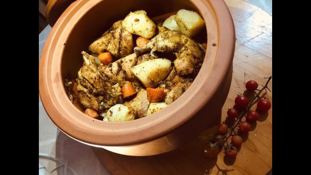 طريقة عمل فخارة الدجاج بالخضار للرجيم