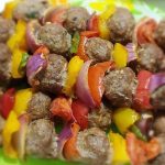 طريقة عمل شيش الكفتة والخضار