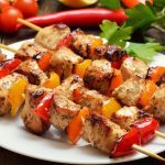 طريقة عمل شيش طاووق الخضراوات