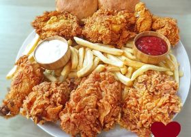 طريقة عمل دجاج مقلي مقرمش