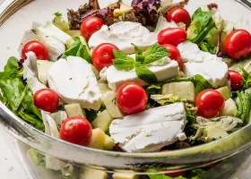 طريقة عمل سلطة الهليون مع الأفوكادو وجبن الماعز