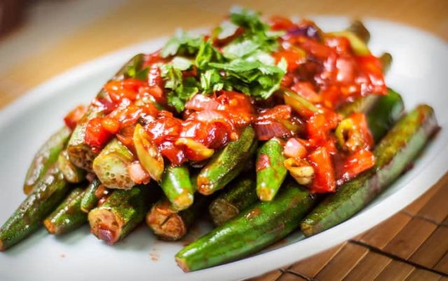 طريقة عمل سلطة بامية