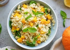 طريقة عمل سلطة كينوا بالقرع