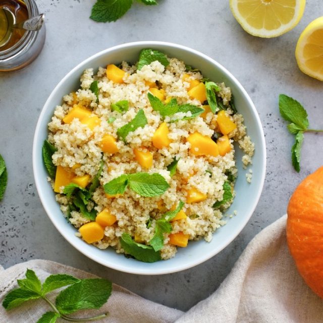 طريقة عمل سلطة كينوا بالقرع