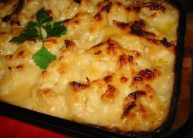 طريقة عمل جراتان القرنبيط بالجبن