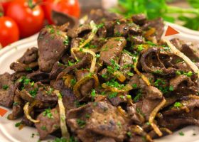 طرقة عمل كبدة منقوعه بالحليب