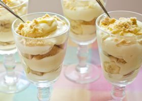 طريقة عمل مهلبية بالموز