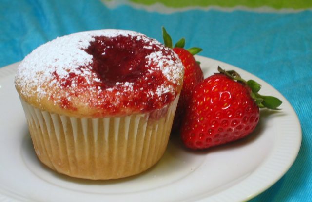 طريقة عمل مافن بالمربى