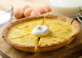 طريقة عمل فطيرة الكاسترد بدون فرن