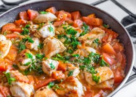 طريقة عمل حمسة الدجاج بالخضار