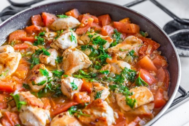 طريقة عمل حمسة الدجاج بالخضار