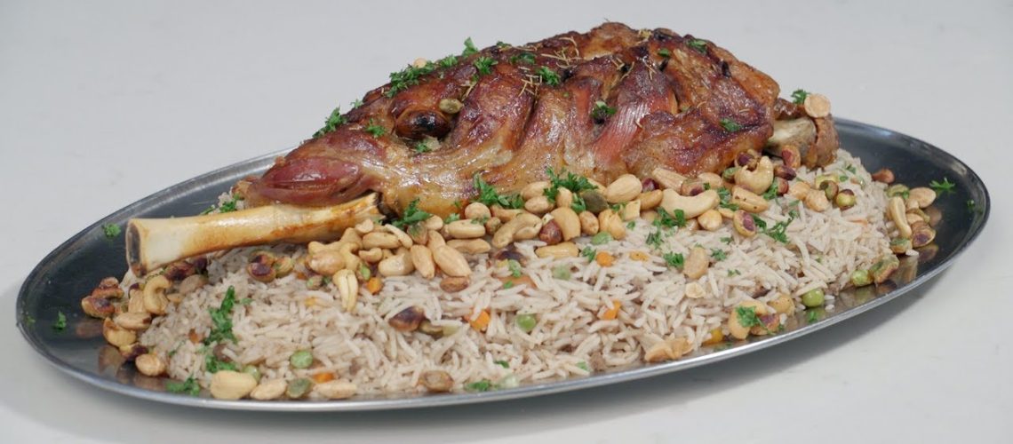 طريقة عمل أرز مبهر مع لحم الخروف