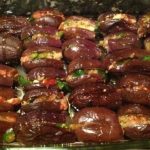 طريقة عمل مكدوس الباذنجان السريع