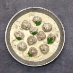 طريقة عمل كرات اللحم بالفطر والكريمة