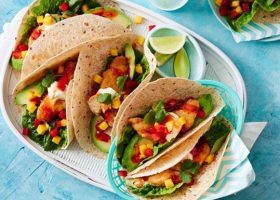 طريقة عمل تاكو السمك المقلي