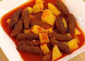 طريقة عمل كفتة الرز بالبطاطس