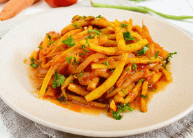 طريقة عمل لوبيا بزيت للنباتيين