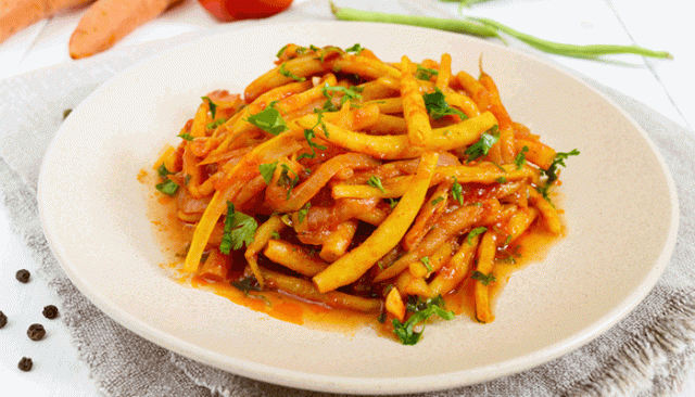 طريقة عمل لوبيا بزيت للنباتيين