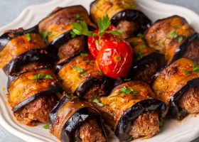 طريقة عمل كباب الباذنجان بالفرن