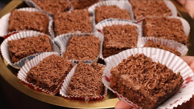 طريقة عمل بسبوسة بالشوكولاتة