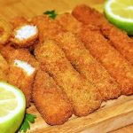 طريقة عمل أصابع السمك الفيليه المشوية بالبقسماط