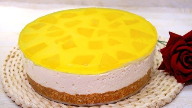 طريقة عمل حلى الاناناس بالبسكويت والدريم ويب