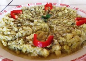 طريقة عمل مفركة لب الكوسا