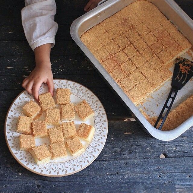 طريقة عمل كيكة الرمل نخبة الأطباق