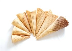 طريقة عمل بسكوت ايسكريم وافل