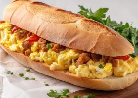 طريقة عمل ساندوتش شكشوكة