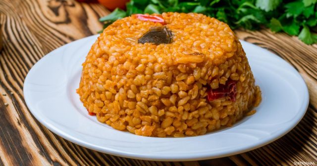 طريقة عمل رز بالبرغل