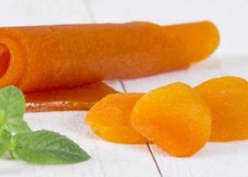 طريقة عمل حلاوة قمر الدين حامض حلو