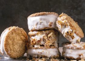 طريقة عمل كوكيز ايس كريم بالكريمة