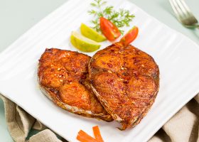 طريقة عمل لفائف سمك الكنعد