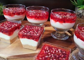 طريقة عمل حلى الرمان بالجيلي