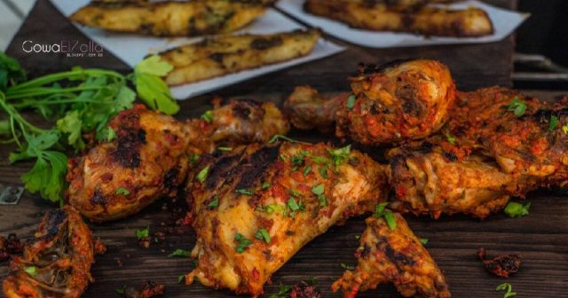 طريقة عمل دجاج مشوي بتتبيلة البيري بيري