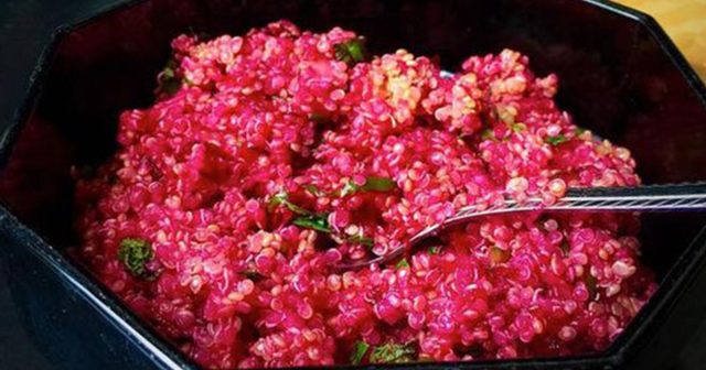 طريقة عمل تبولة الكينوا بالشمندر