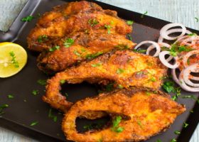 طريقة عمل سمك الكنعد المشوي