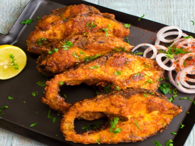 طريقة عمل سمك الكنعد المشوي