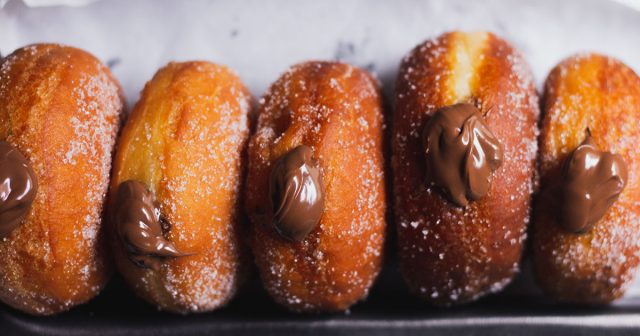 طريقة الدونات المحشية