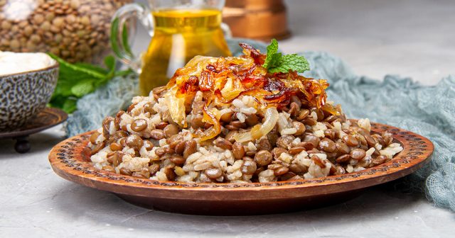 طريقة عمل المجدرة الاردنية