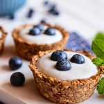 طريقة عمل تارت الشوفان بالزبادي