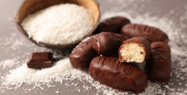 طريقة عمل شوكولاتة باونتي